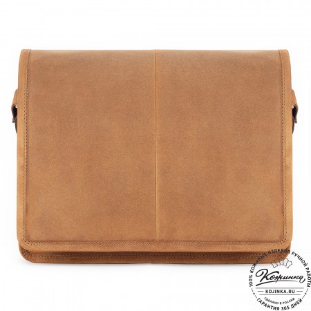 Кожаная сумка "Винсент" (коричневый крейзи)